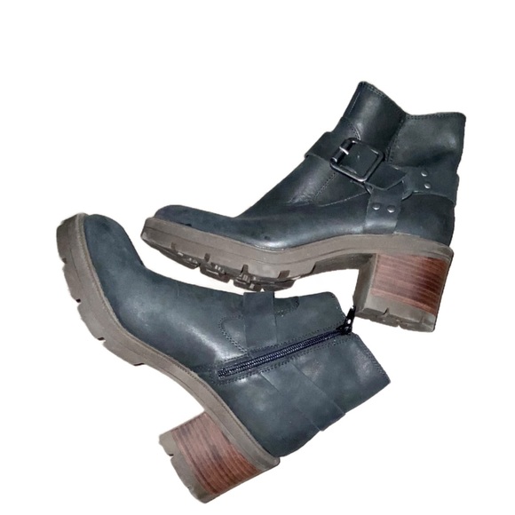 Lucky Brand Chunky Sylvin Harness Boot NEW - Picture 2 of 3